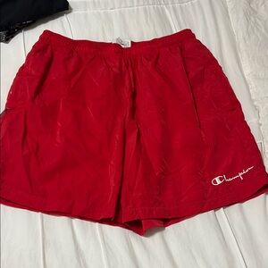 Champion Red Athletic Shorts